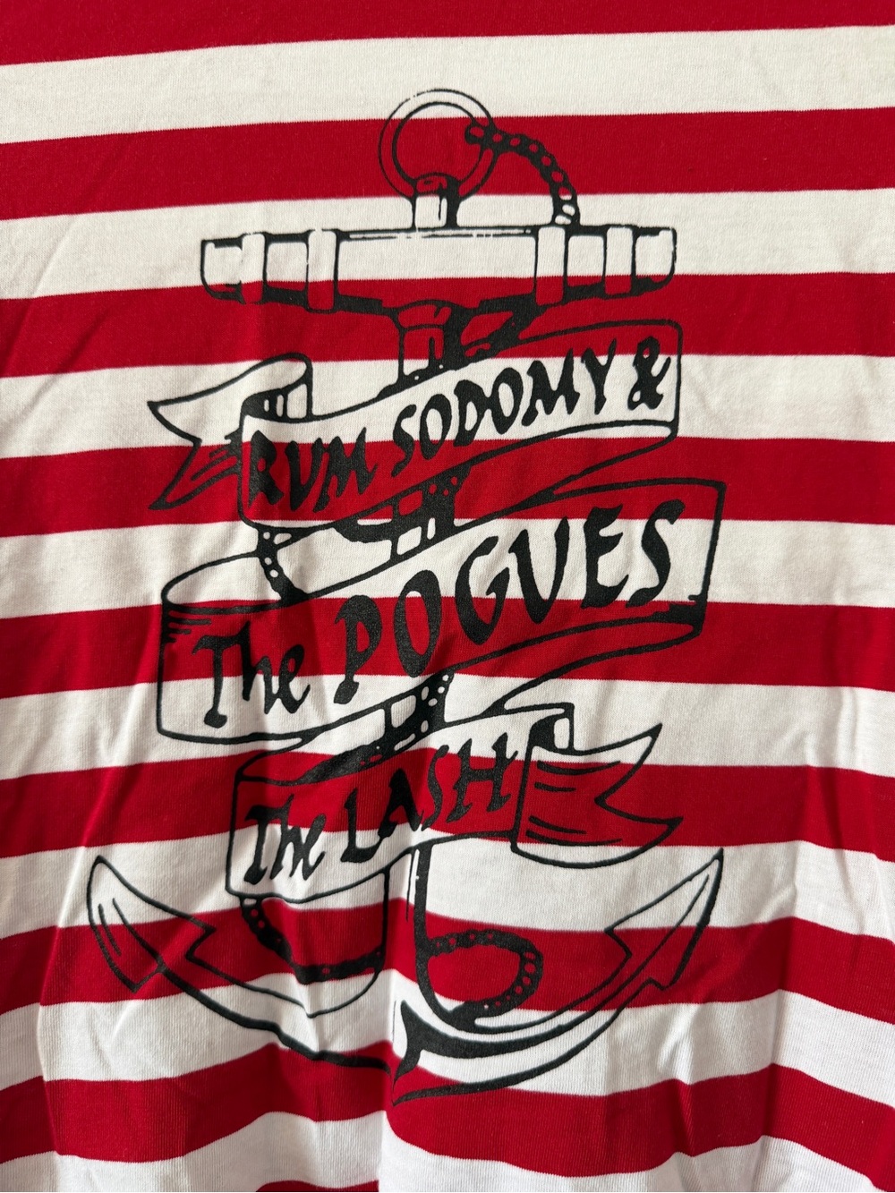 The Pogues Striped Band Tee